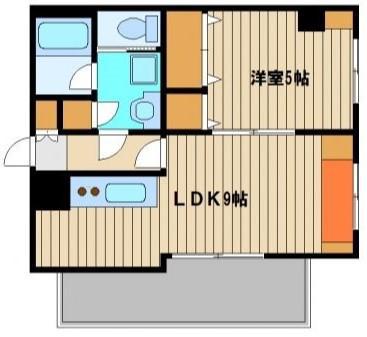 第二エクセルねり善(1LDK/3階)の間取り写真