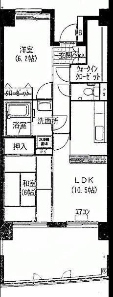 グリーンスパーク109(2LDK/5階)の間取り写真