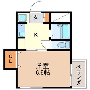 VILLAGE CHIYODA(1K/2階)の間取り写真