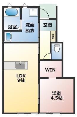 NICO HOUSE(1LDK/2階)の間取り写真