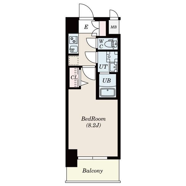 SーRESIDENCE庄内通(1K/5階)の間取り写真