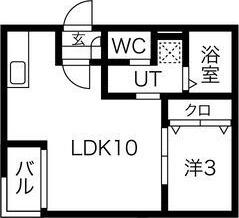 WARREN MATSUSHITAI(1LDK/2階)の間取り写真