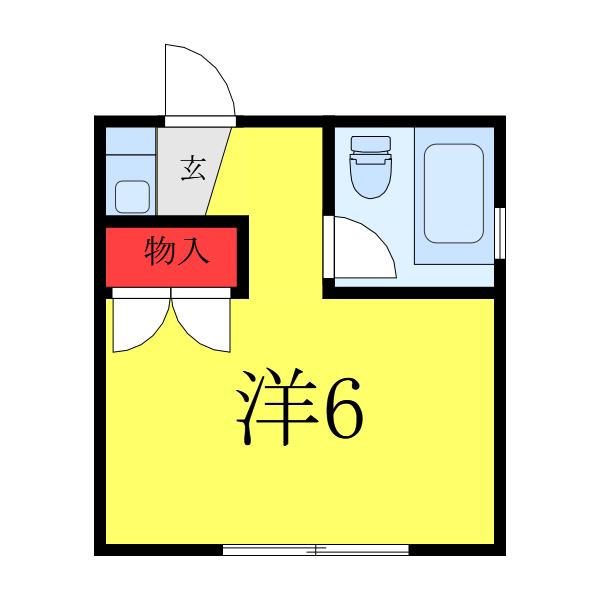 アークビル高円寺(ワンルーム/3階)の間取り写真