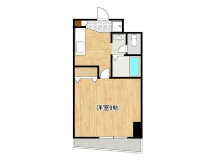 トウイナーズマンション(1K/2階)の間取り写真