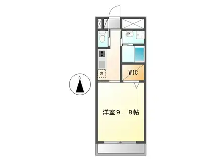 ベルグ大須/BERG大須(1K/3階)の間取り写真