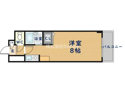 CTビュー小阪(ワンルーム/2階)の間取り写真