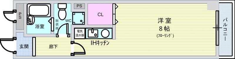 ラヴィ21(ワンルーム/5階)の間取り写真