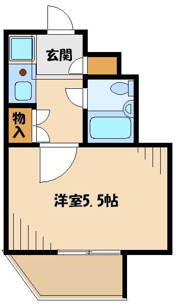 リーセントパレス神木本町(1K/3階)の間取り写真