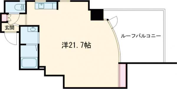 159ビル(ワンルーム/2階)の間取り写真