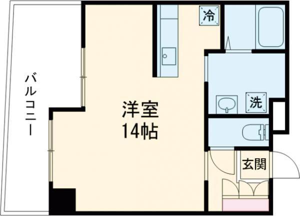 CLASS・K(ワンルーム/3階)の間取り写真
