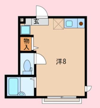 メゾンルーチェ(ワンルーム/2階)の間取り写真