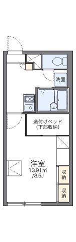 レオパレスシーサイドサカエ(1K/2階)の間取り写真
