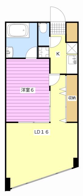 プチタウン半田山(1LDK/1階)の間取り写真