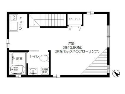 FROM 1ST OMOTESANDO(ワンルーム/2階)の間取り写真