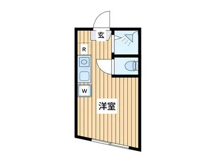 ティーエム古川町(ワンルーム/1階)の間取り写真