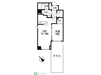 ASMACI浦安・ASMACI MAISON浦安(1LDK/3階)の間取り写真