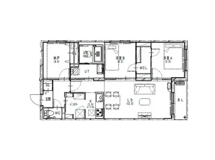 LIEN発寒(3LDK/2階)の間取り写真
