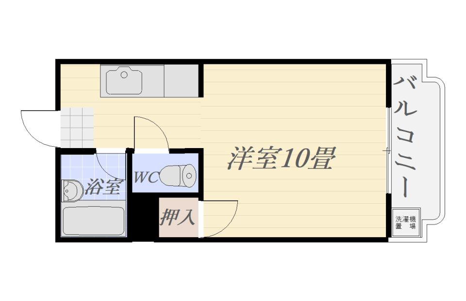 ABITARE NISHIDA(ワンルーム/5階)の間取り写真