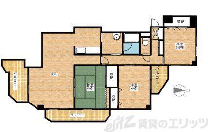第IIハイツライラック(3LDK/1階)の間取り写真
