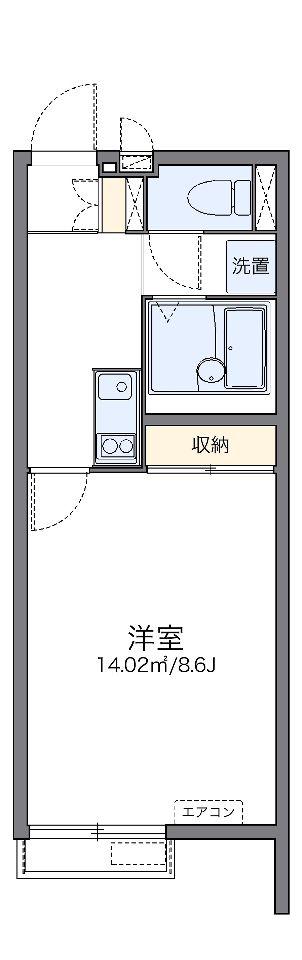 レオネクストメゾンボナール(1K/2階)の間取り写真