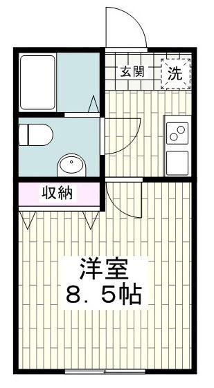 AKALA RESIDENCE KASHIWADAI(1K/3階)の間取り写真