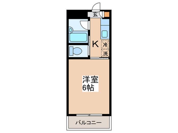 MAISON ARROW5(1K/5階)の間取り写真