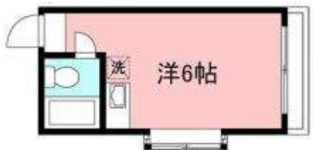 アルページュ野沢(ワンルーム/1階)の間取り写真
