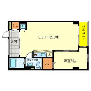 MFLATS(1LDK/4階)の間取り写真