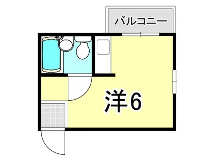 ダイドーメゾン甲子園口II(ワンルーム/4階)の間取り写真