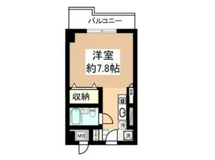 シティフォーラム新平(ワンルーム/4階)の間取り写真