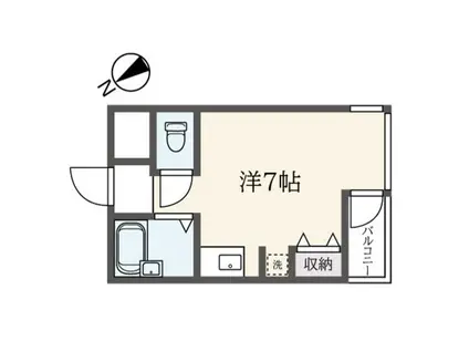 アーバンコート雪谷(ワンルーム/1階)の間取り写真