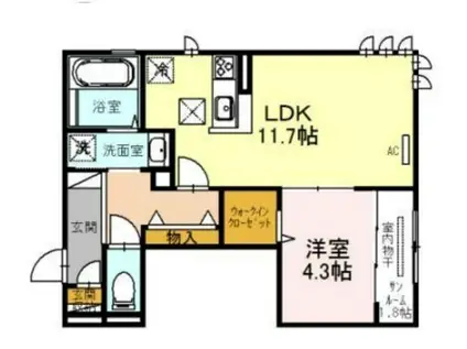 STORCH BURG(1LDK/1階)の間取り写真