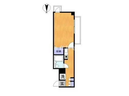 ウェルハイムI(1K/6階)の間取り写真