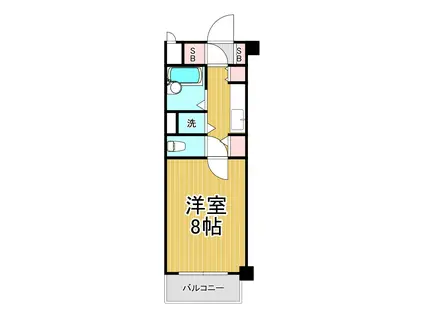 APRICITY西宮サンレックス西宮(1K/3階)の間取り写真