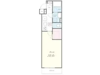 ラヴィベール妙典(1K/1階)の間取り写真