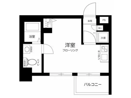 スカイコート本郷東大前第3(ワンルーム/7階)の間取り写真