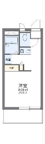 レオパレスシャルム(1K/3階)の間取り写真