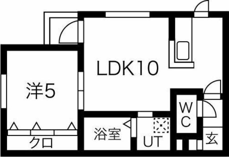 ERGO(1LDK/3階)の間取り写真