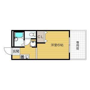 ステ‐ジアAT(1K/1階)の間取り写真