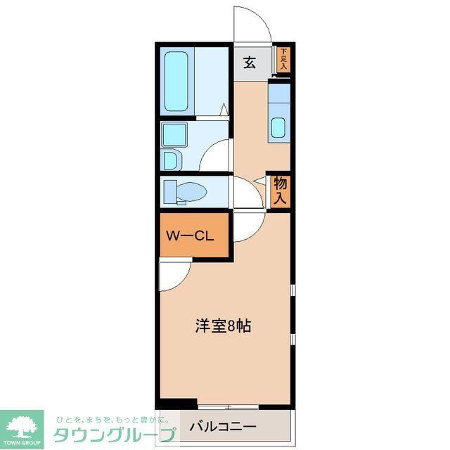 ソレイユパルク15番館(1K/3階)の間取り写真
