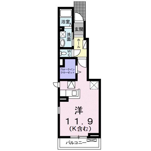 静岡鉄道静岡清水線 県総合運動場駅 徒歩23分 2階建 築14年(ワンルーム/1階)の間取り写真