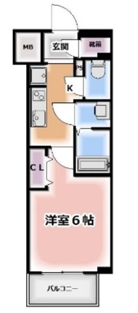 アーバンパーク南行徳レジデンス(1K/5階)の間取り写真