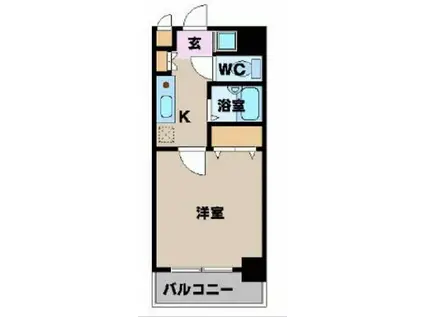 サンテミリオン池袋III(1K/7階)の間取り写真