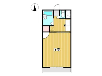 ロジェ倉敷(1K/3階)の間取り写真