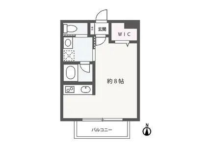プリマベーラ(1K/1階)の間取り写真