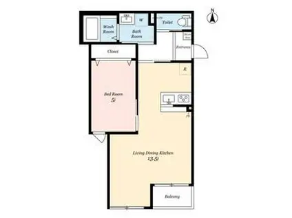 COCON GRANDJOUR 武庫之荘西(1LDK/3階)の間取り写真