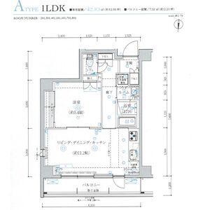 アルテシモ グレイス(1LDK/5階)の間取り写真