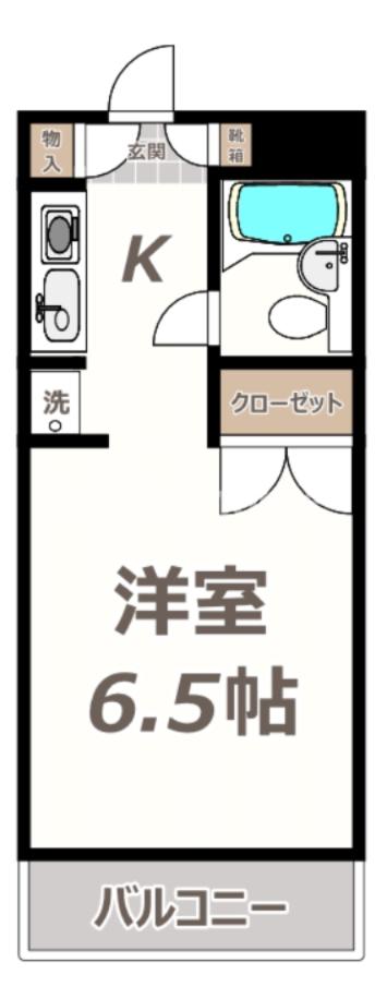 コーポラベンダー(1K/2階)の間取り写真