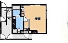 KI-FLAT 高島平(ワンルーム/3階)の間取り写真