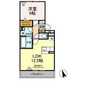 ムーンライト A棟(1LDK/3階)の間取り写真